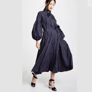 *SOLD* Lee Mathews Goldie striped dress